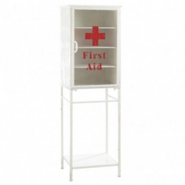 Armoire A Pharmacie First Aid Metal Blanc Et Rouge 152cm Woodycosy Com