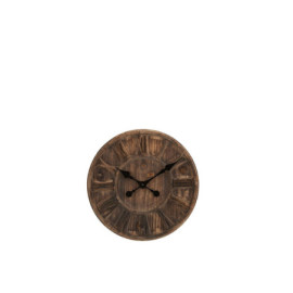 Horloge Rondin De Bois...