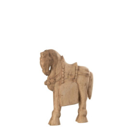 Cheval Bois Naturel Small