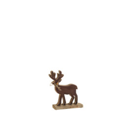 Figurine Renne Bois Marron...