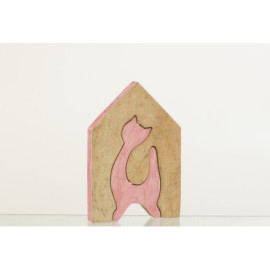 Maison Chat Mang Rose/Nat...