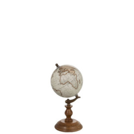 Globe sur pied Bois Blanc S