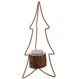 Porte photophore sapin