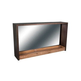 Miroir fer/bois