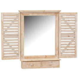 Fenêtre miroir en pin