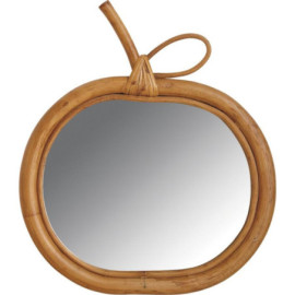 Miroir en rotin