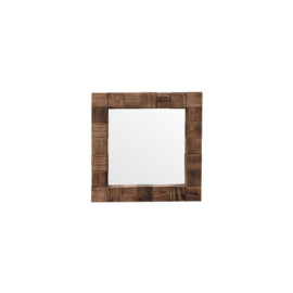 Petit miroir carrés de bois...