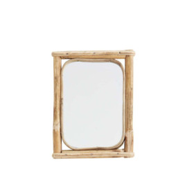 Miroir Suspendu Avec Bambou