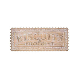 Plaque bois Biscuits et...