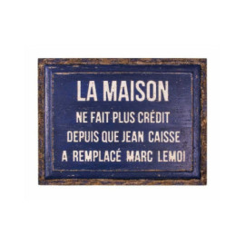 Plaque bois Marc Lemoi