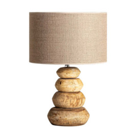 Lampe Naturel en Bois...