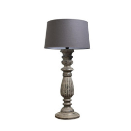 Grande lampe 45cm bois...