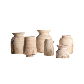 Vase Raynal Naturel en Bois...