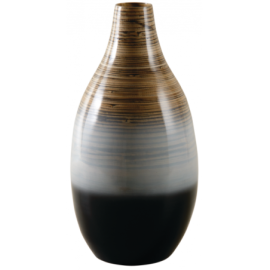 Vase en bambou laqué