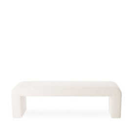 Banc Lhassa Blanc Bouclette