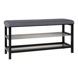 Banc Padoue En Gris Et Noir...