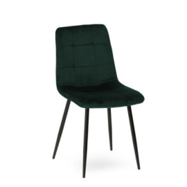 Chaise Manta Velours Vert...