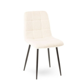 Chaise Manta Bouclette Blanche