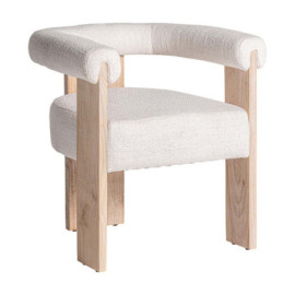 Chaise Ustka Blanc Naturel...