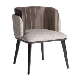 Chaise Labege Gris Noir en...