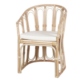 Chaise En Rotin Naturel Heidi