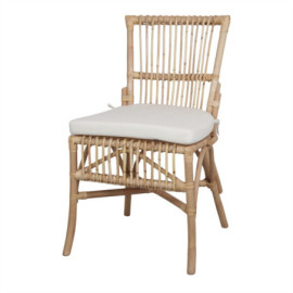 Chaise En Rotin Naturel Millie