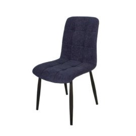 Chaise velours couleur Blue