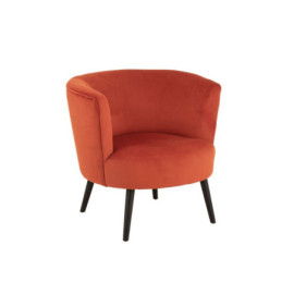 Chaise Cuve Bois Orange