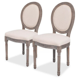 Chaise de table x2 en lin