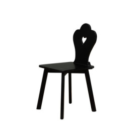 Chaise noire lorraine