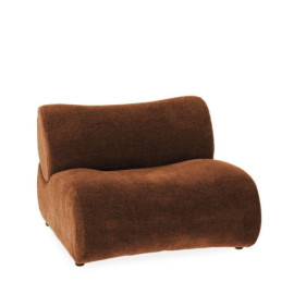 Fauteuil Hinton Marron