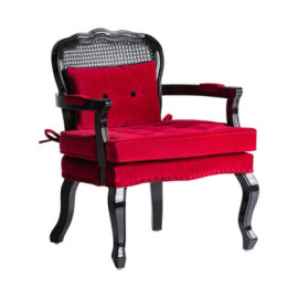 Fauteuil Laleu Rouge en...