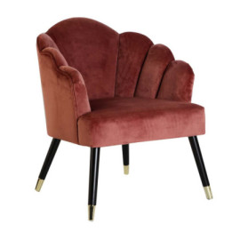 Fauteuil Setti Rose en Bois...