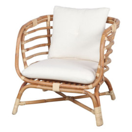 Fauteuil En Rotin Naturel...