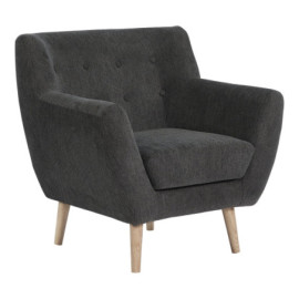 Fauteuil Monte Gris Gris foncé