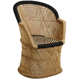 Fauteuil en roseau naturel...