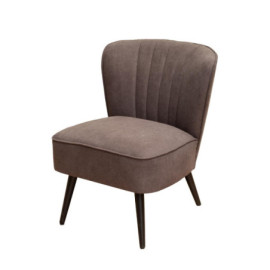 Fauteuil gris taupe hopper