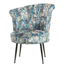 Fauteuil Riga Bleu