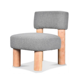 Fauteuil Studio Bouclette Gris