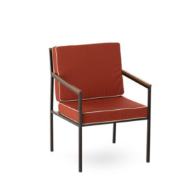 Fauteuil Titan Terracotta