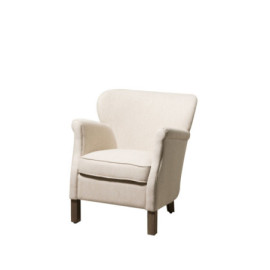 Fauteuil turner lin naturel