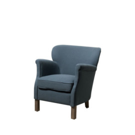 Fauteuil turner lin océan