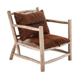 Fauteuil Varverg Naturel en...