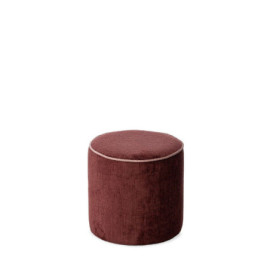 Pouf Burelles Bordeaux/Rose