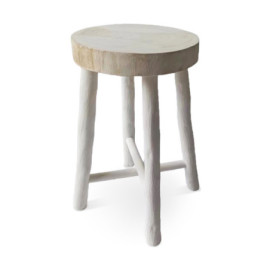 Tabouret Jerry Grand blanc...