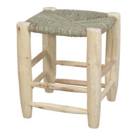 Tabouret Bas En Bois Et En...