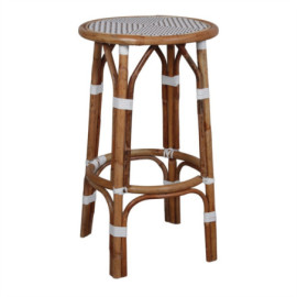 Tabouret Haut En Rotin Fiori