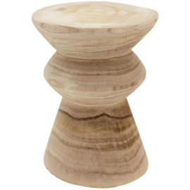 Tabouret en paulownia