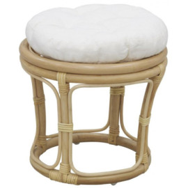 Tabouret en rotin naturel