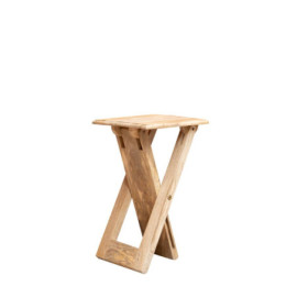 Tabouret pliant manguier clair